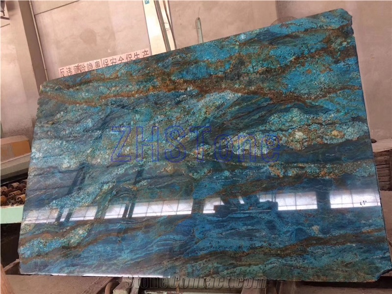 Blue Fantasy ,Ocean Blue Granite Slab