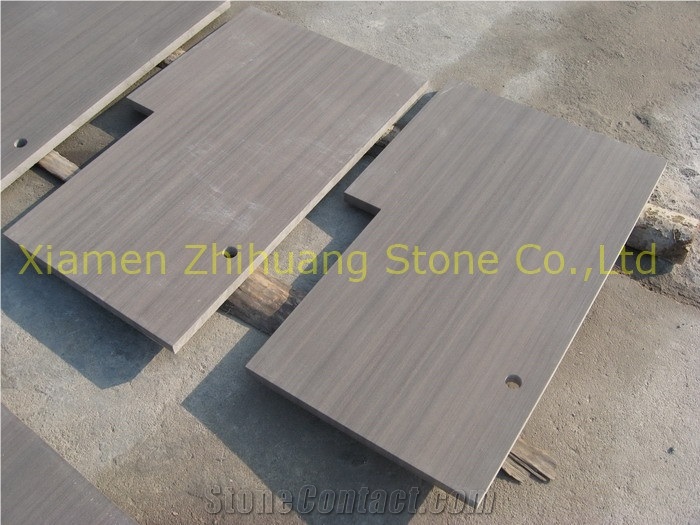 ,China Brown ,Wenge Sandstone Slabs & Tiles