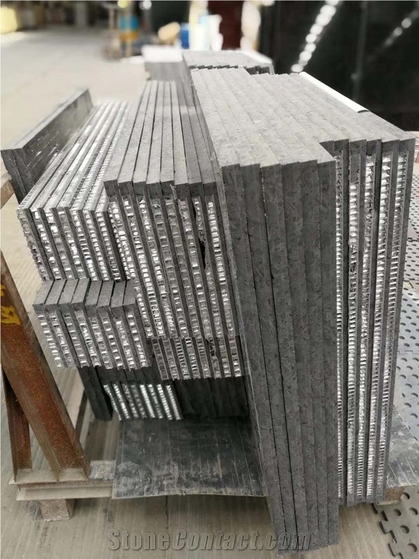 Concrete Dark Grey Marble Honeycomb Panels