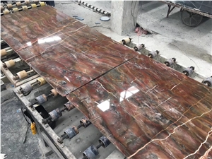 Louis Agate,Red Louis Agate Slabs Hotel Project