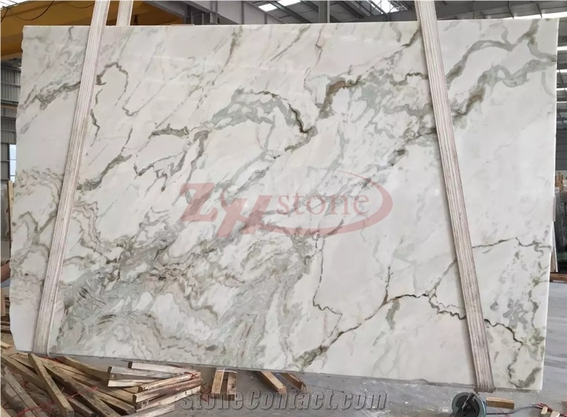New Carrara Statuario, Pangbei White Marble Slabs