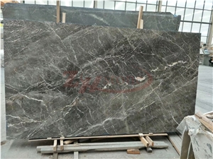 Pascal Gray Marble ,New Fior Di Pesco Marble Slab