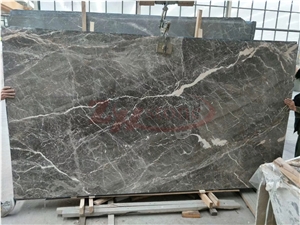 Pascal Gray Marble ,New Fior Di Pesco Marble Slab