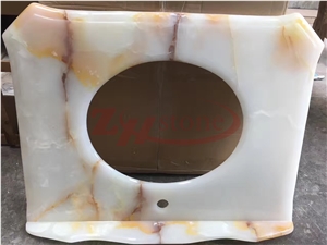 Sophia Golden Marble Bathroom Vanity Top