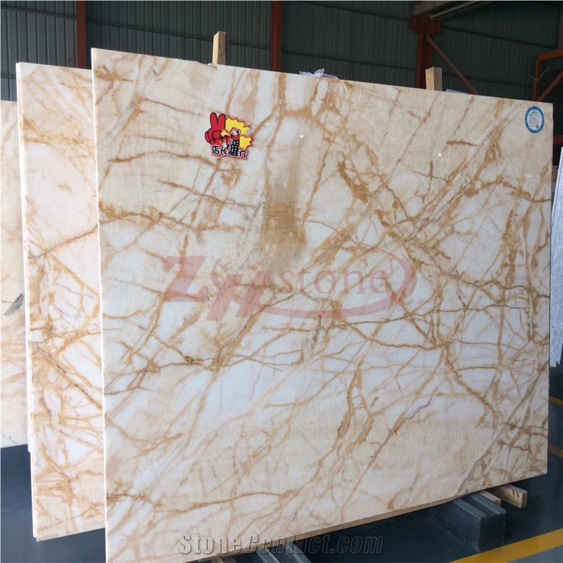 Spider Onyx Wall Tile Slabs for Hotel Project