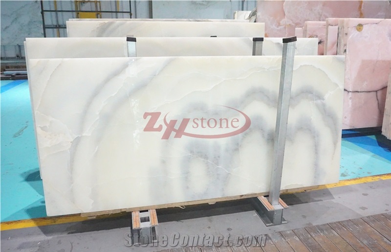 White Onyx Aluminum Honeycomb Luxury Stone