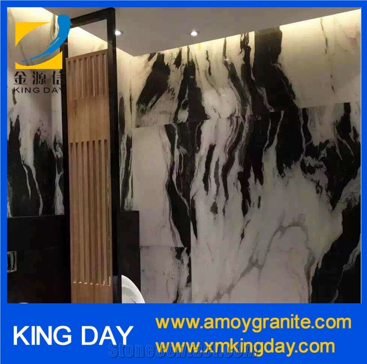 Panda Marble, Black and White Marble Tiles