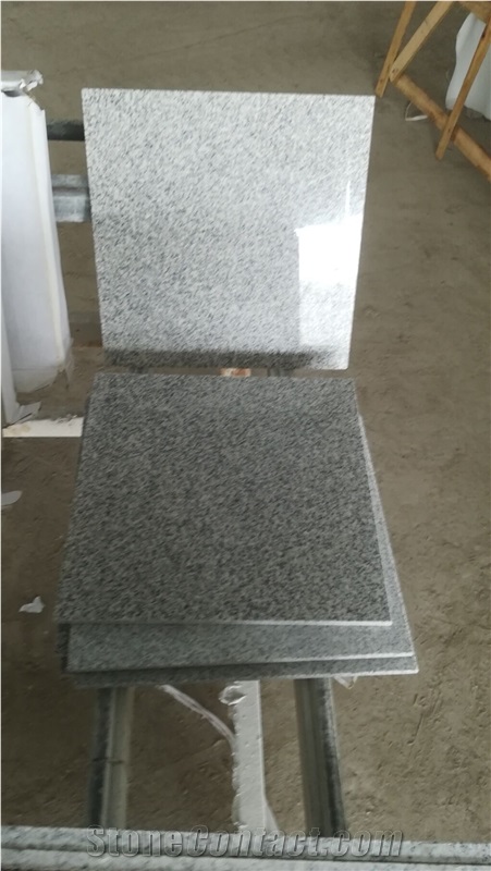 G603 Granite Tile, Silver Grey, Sesame White