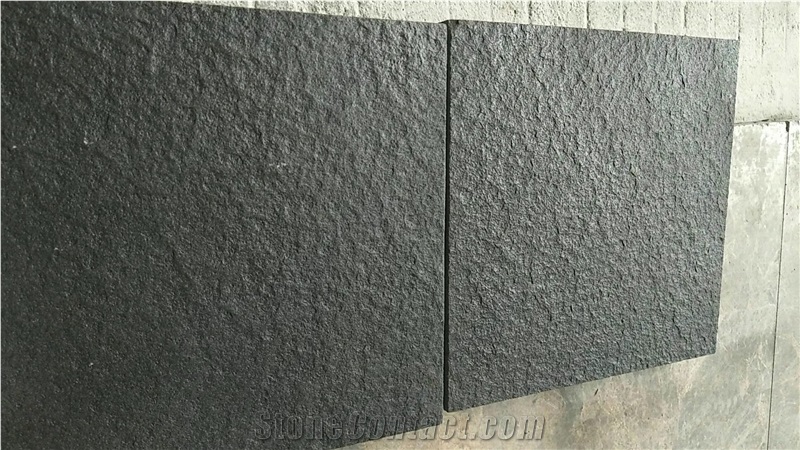 Absolute Black Granite Brushed Exterior Walling