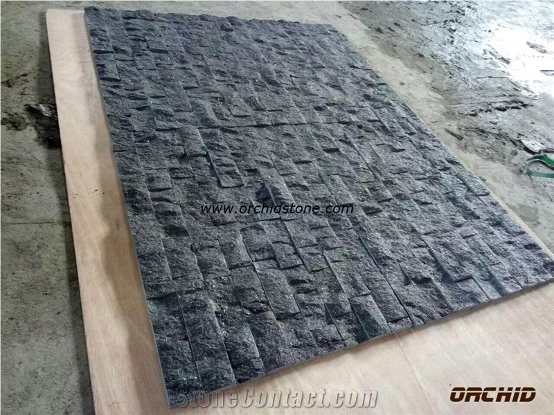G684 Black Granite Ledge Stone,Stone Wall Decor