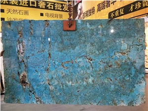 Blue Granite Slab Blue Floor Covering Wall Tile