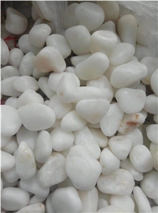 Crushed Gravel Superwhite Quartz White Pebble
