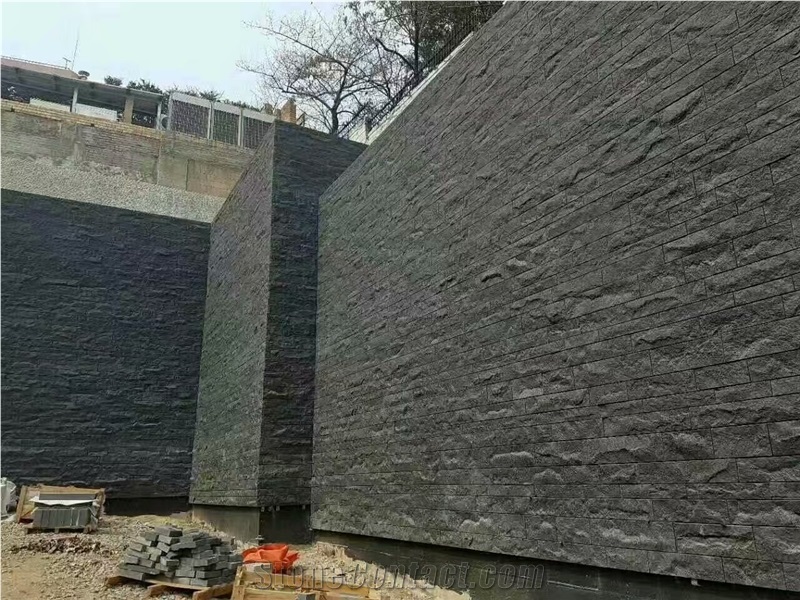 Culture Black Stone Ledge Wall Stone Veneer