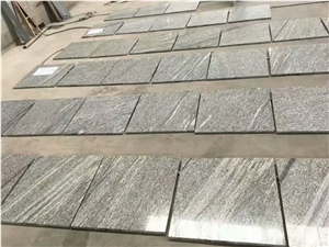 Grey Wood Granite Flooring French Pattern Tiles