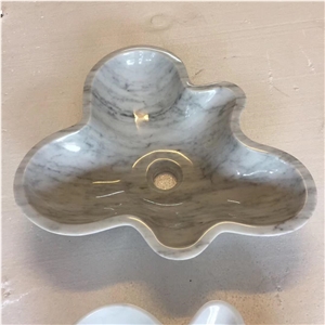 Irregular Sunny Beige Sink Marble Drop-In Sinks