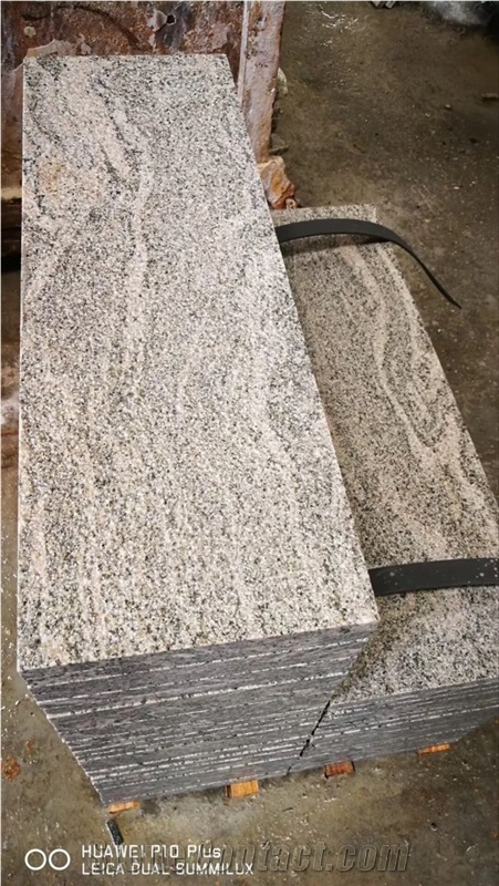 Juparana Sandblasted Granite Slab Floor Tile Slab