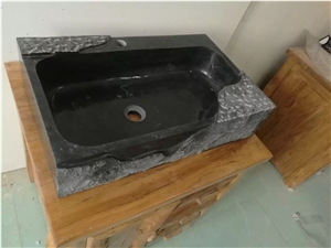 Shangdong Blue Limestone Sink Wash Basin New Desig