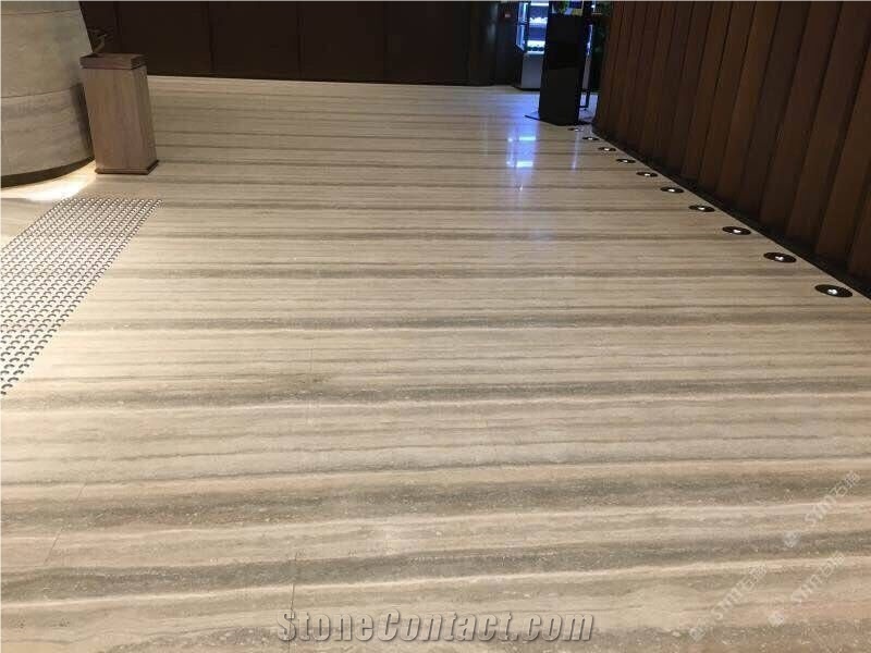 Silver Travertine Slab Travertine Floor Tile Ocean