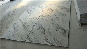 White Granite Tile Cross Cut Cloudy Flooring