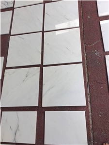 White Marble Calacatta Marble Flooring Tile