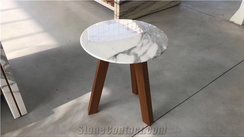 White Marble Chair Desk Table Top