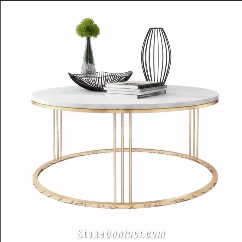 White Marble Coffee Table Tea Table Cafe Table