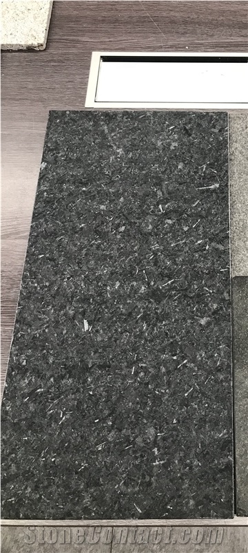 Angola Black Diamond Rough Waterjet Tile Floor Out