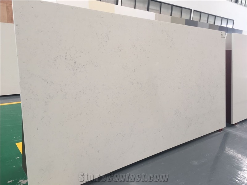 Carrara White Quartz Calacatta Engineered Stone