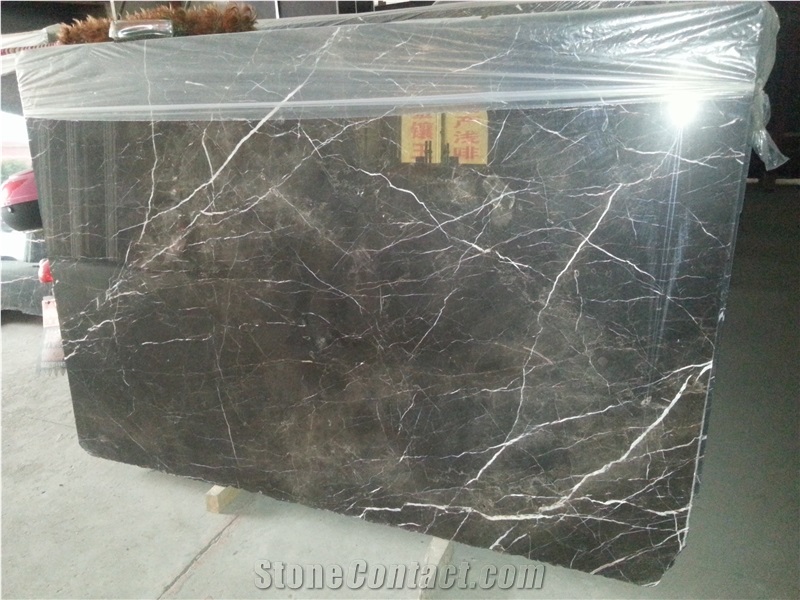 China Saint Laurent Brown Tini Marble 2cm Big Slab