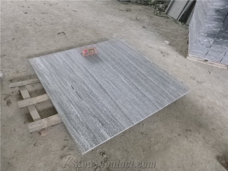 Flamed Brushed Sand Wave Granite Tile Floor Cover