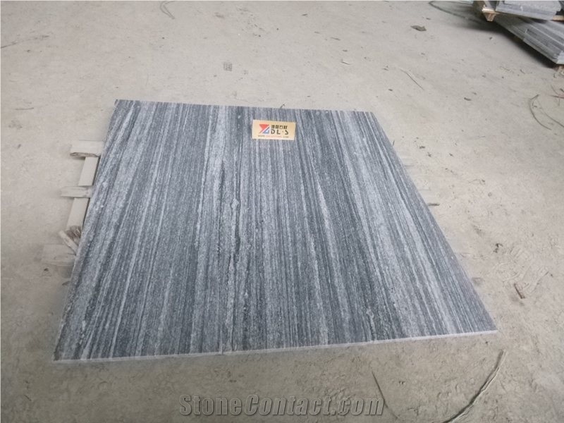 Flamed Brushed Sand Wave Granite Tile Floor Cover