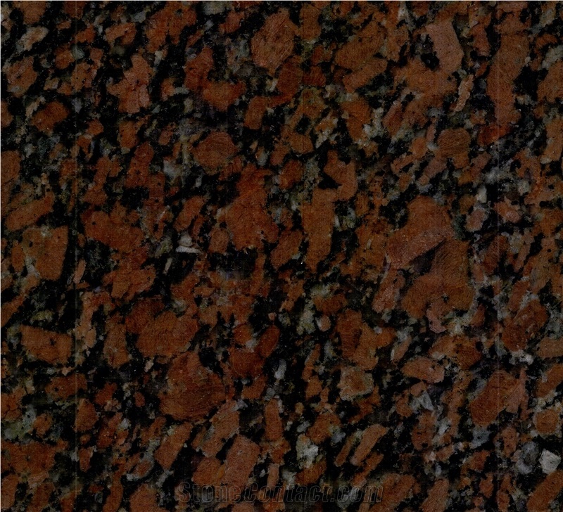 Rosa Aswan Dark Red Granite Slabs & Tiles