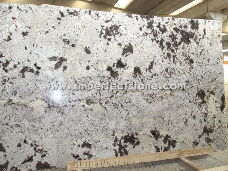 Alaska White Granite Slabs Tiles