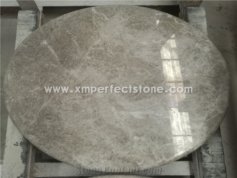 Bistro Cafe Table Top Grey Marble Table Top Design
