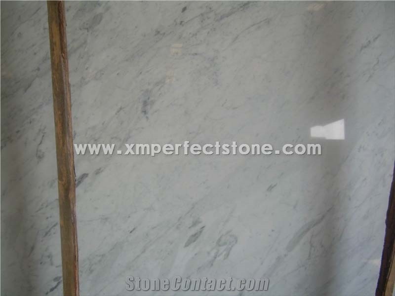Carrara White Marble Tiles & Slabs