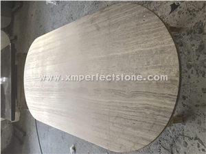 China Grey Wood Vein Marble Tabletop