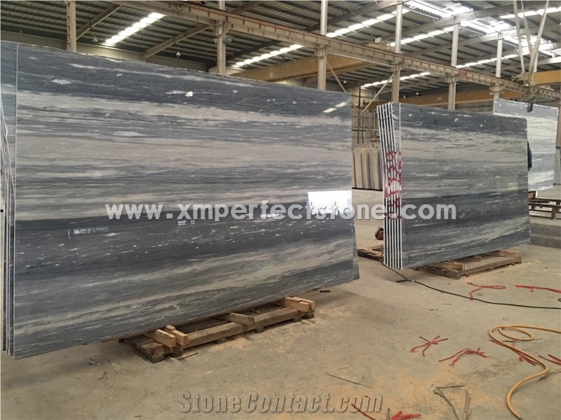 Chinese Palissandro Blue Marble Slabs for Floor