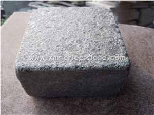 G684 Black Basalt Paving ,Black Basalt Cube Stone