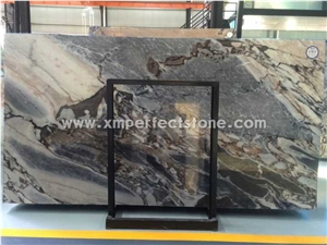 Ice Blue Marble Slabs Tiles for Wall Cladding