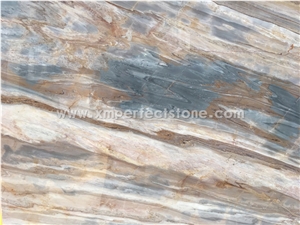 Polished Natural Stone Sky Blue Marble Slabs