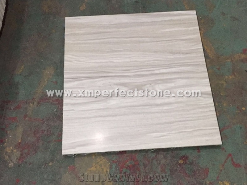 Popular White Marble Greek White Wood Grain Tiles