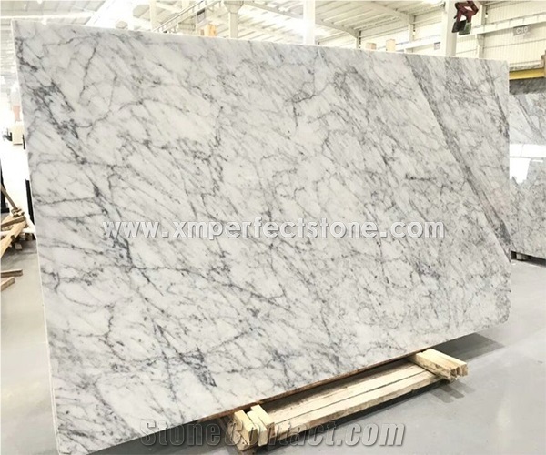 White Carrara Extra Marble Tiles & Slabs