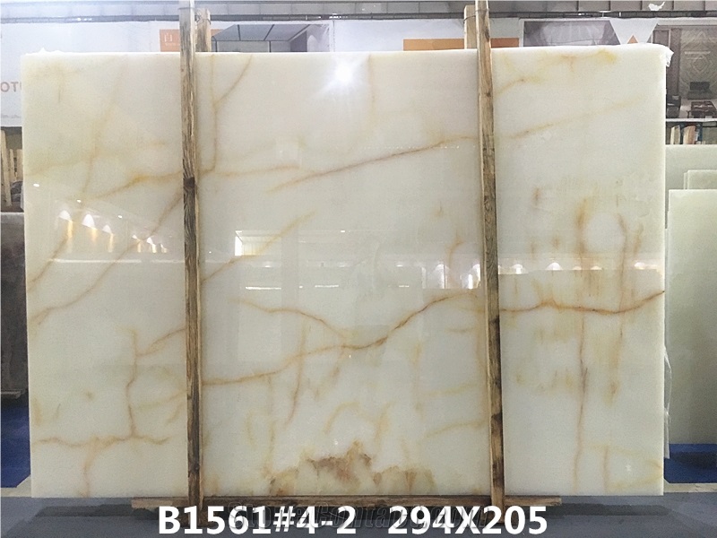 Cream White Onyx Slabs For Wall Cladding Or Floor From China Stonecontact Com