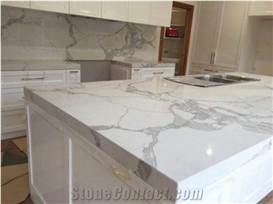 Staturio China Quartz Stone Island Top Kitchentop