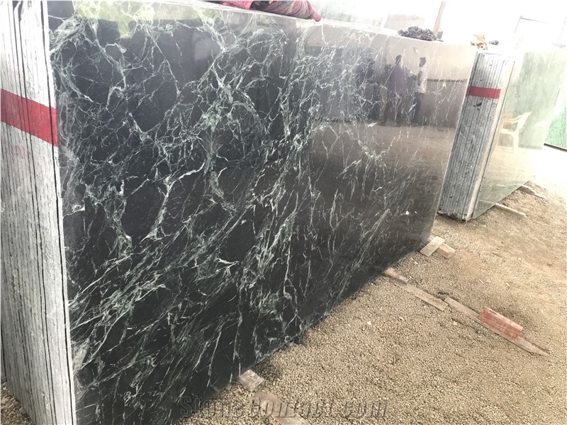 Spider Green Marble Slabs