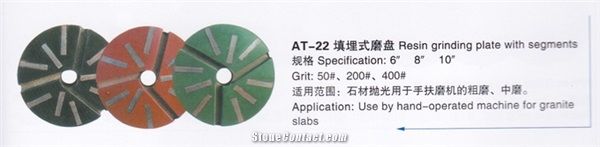 Resin Grinding Plate with Segment