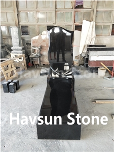 Black Tombstone/Monument/Gravstone for Usa Market