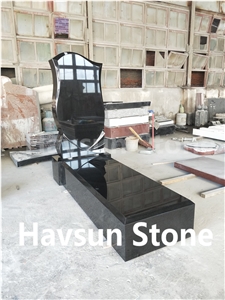 Black Tombstone/Monument/Gravstone for Usa Market