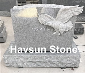Engraved Eagle Headstone/Monument/Tombstone