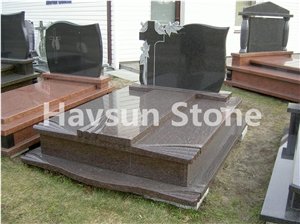 Euro Style Himalayan Blue Large Tombstone Monument